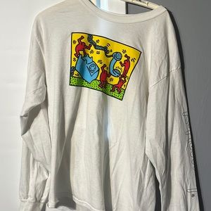 Keith herring urban outfitters long sleeve tee